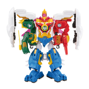 神兽金刚1天地天马变形机器人玩具4青龙神兽再现雄狮金刚6合体3