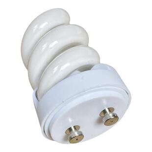 迷你螺旋灯管YDN2S防雾筒灯旋转式荧光节能灯泡7W13W三基色白暖光