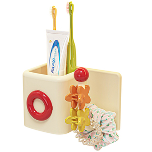 发饰收纳盒壁挂浴室头绳发箍发圈挂钩牙膏牙刷筒卫生间梳子置物架