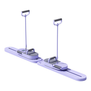 分体式多功能健腹板自动回弹健腹轮滑雪机健身普拉提家用训练器材