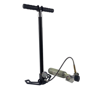 猎豹四级高压打气筒30mpa打气简气瓶超高压打气泵40Mpa轮胎充气筒