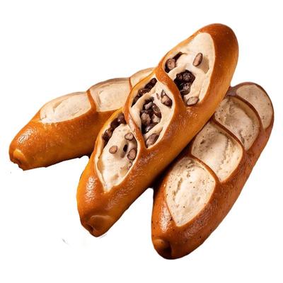 焙叔红豆碱水面包健身