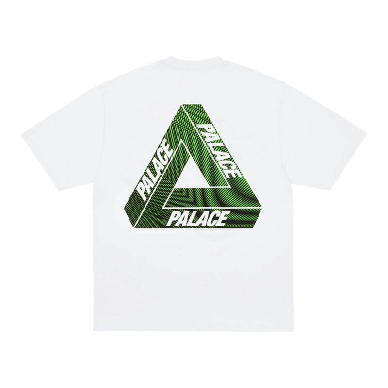 PALACE 25SS纹路大三角渐变T恤宽松全棉男女同款半袖潮流休闲短袖