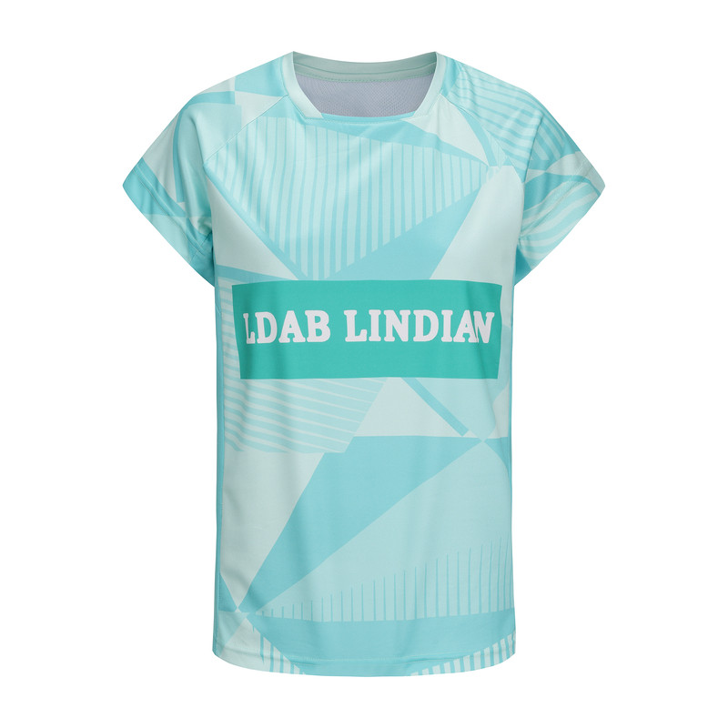 LDAB绝美绿色羽毛球服速干套装女