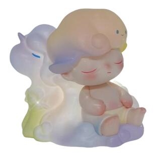 泡泡玛特dimoo优衣库联名梦境独角兽吊卡可爱玩具7周年生日手办