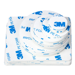 3m双面胶强力粘胶贴片汽车家用1600T海绵泡沫固定高粘度墙面专用