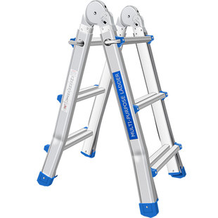 多功能折叠梯工程梯人字梯家用梯子伸缩梯小巨人梯升降加厚铝合金