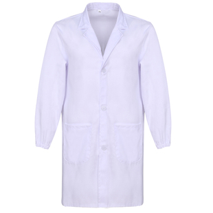 评审服装定制LOGO白大褂长袖茶叶审评工作服茶厂实验室评茶员服装