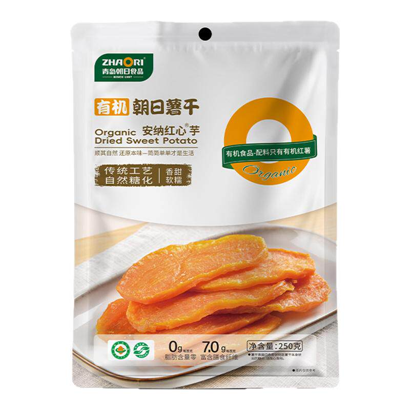 ZHAORI青岛朝日有机红薯干250g