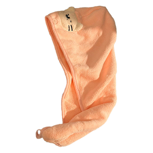 可爱小狗干发帽女吸水速干洗头包头发毛巾成人家用珊瑚绒加厚浴帽