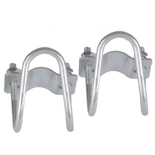 镀锌十字U型卡扣固定钢管管卡脚手架扣件连接件四分一寸单双抱箍