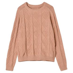 2025年冬Outlets正品 高端SF系列温柔知性套头上衣内搭外穿毛衣女