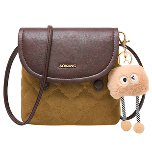 奥康手机包2026新款包包高级斜挎包通勤大容量质感单肩包迷你小包