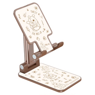 迪士尼手机支架桌面2025新款可升降折叠落地ipad平板通用可爱便携拍摄懒人专用家用创意直播稳固金属充电维尼