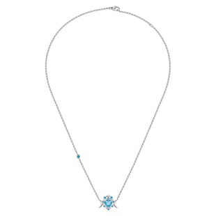 XTASTE USELESSOBJECTS 星月爱心锆石项链明星同款原创设计锁骨链