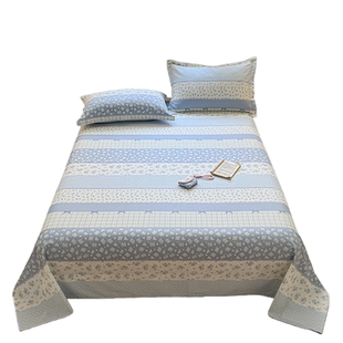 A类100%全棉单件床单1.5m/1.8m小清新纯棉单双人床学生宿舍三件套