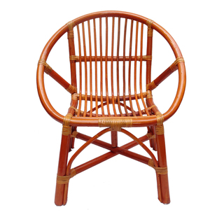 小藤椅真藤条小靠背椅藤椅子老人椅儿童椅家用休闲藤椅三件组特价