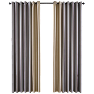 全遮光100不透光窗帘拼纯色加厚遮阳防晒客厅卧室遮阳3.1米高落地