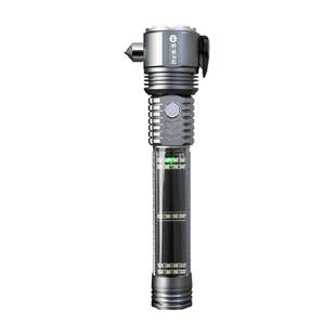 15合一汽车安全锤破窗神器多功能手电筒车用车载救援消防应急锤子