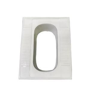 农村旱厕改造陶瓷蹲便器蹲坑免冲水免挖坑家用厕所旱蹲便大口蹲坑