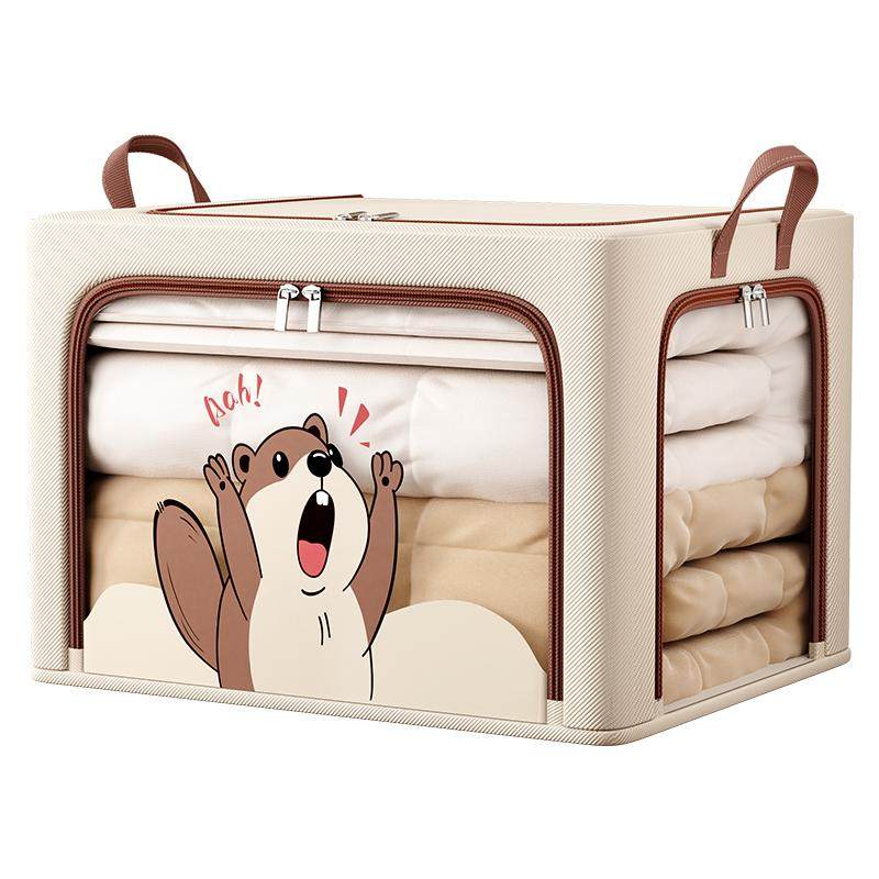 衣服收纳箱整理箱家用大容量衣柜衣物被子百纳箱布艺可折叠储物箱