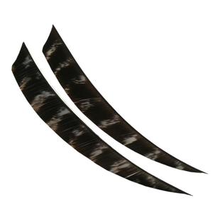 AME 5寸火鸡羽真羽箭羽 盾型水滴羽原羽 传统木箭 美猎碳箭 箭羽