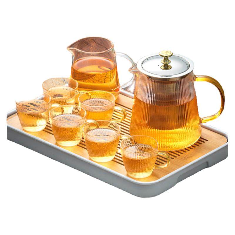 茶壶茶具套装玻璃耐高温茶杯