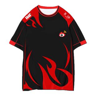 WBG战队队服第五人格IVL比赛服2024速干短袖t恤衫男女冰丝感半袖