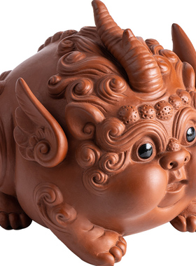 炼器紫砂招财貔貅摆件茶桌装饰