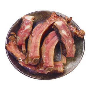 【买3斤送2斤】正宗农家烟熏腊排骨湖南自制中排骨四川特产腊肉味