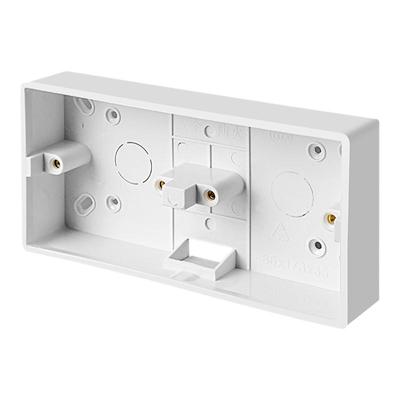 86型接线盒面板明装二位接线盒