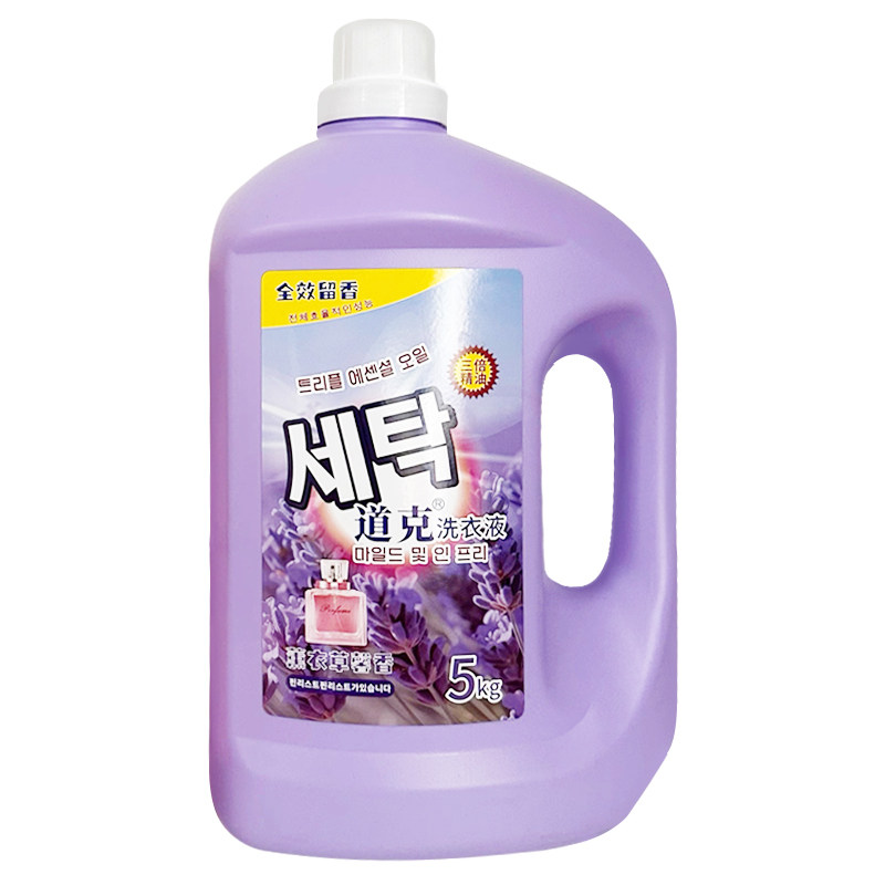 道克洗衣液熏衣草留香三倍精油深层洁净柔顺护理机手洗大瓶家庭装
