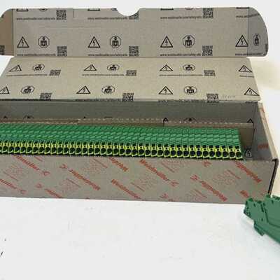 45 x Weidmller 8671050000 ZDK 42 PE Reihenklemme Klemme