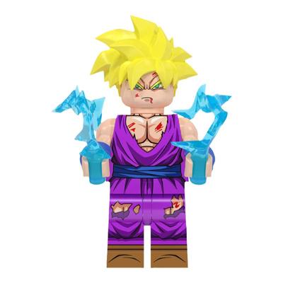 中国积木动漫龙珠孙悟饭拼插积木