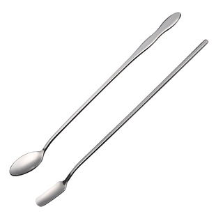 不锈钢咖啡调酒吧勺子长柄搅拌勺调料勺子蜂蜜勺加长冰沙勺奶茶店