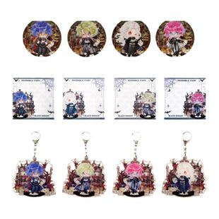 偶像梦幻祭2同人周边黑骑士团 徽章挂件便签巴日和动漫二次元周边