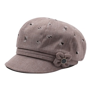 妈妈帽子女款2026新款春秋鸭舌帽中老年人奶奶休闲薄款老太太布帽