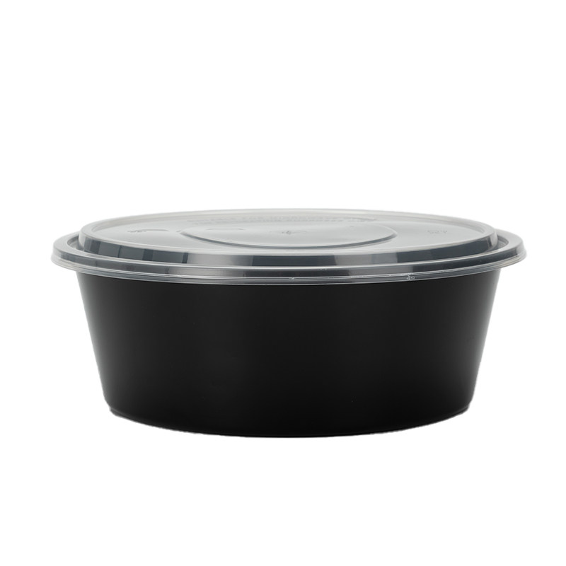 圆形3000ml一次性餐盒龙虾饭盒塑料外卖打包盒麻辣香锅大盘鸡圆盆