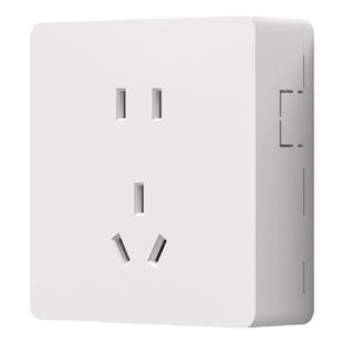 国际电工明装16a三孔空调插座热水器专用大功率五孔插座开关明线