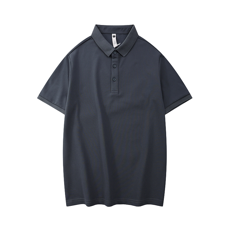 霸道肌肉 夏季男士运动健身短袖上衣跑步训练衣服翻领polo衫