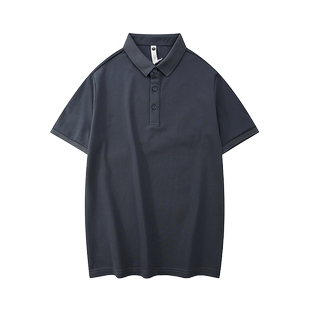 霸道肌肉 夏季男士运动健身短袖上衣跑步训练衣服翻领polo衫