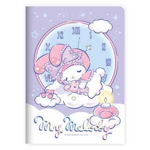 广博三丽鸥胶套本口袋本A5B5包背本笔记本本子高颜值库洛米儿童日记本小学生学习文具美乐蒂记事本