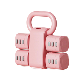 哑铃壶铃棒铃三合一女士健身家用跳操可拆卸可调节重量运动提壶