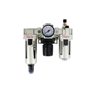 德力西气动油水分离器过滤器空压机气泵自动排水二联件空气减压阀