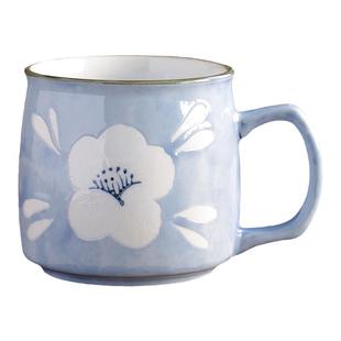 西田木雨马克杯带勺子的杯子可加盖早餐杯麦片杯水杯男女陶瓷杯子