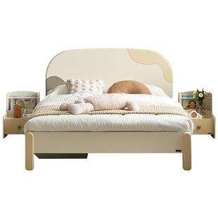 全友家居现代简约儿童床男孩1米5小户型单人床1米2女孩卧室公主床