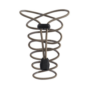 溯溪鞋懒人鞋带免系神器松紧弹力绳涉水运动鞋儿童黑白色反光鞋扣