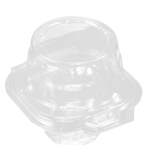 瑞丽迷你玉米蛋挞打包盒挞盘挞透明加厚吸塑盒单/两粒装2个装盒子