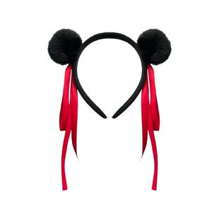 哪吒2魔童闹海同款丸子头发箍女童超萌可爱发箍发卡儿童头箍发饰