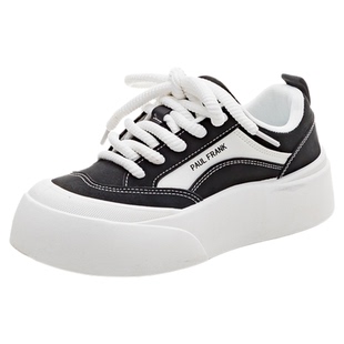 大嘴猴帆布鞋女2025秋季新款爆款百搭休闲厚底透气板鞋学生潮鞋子